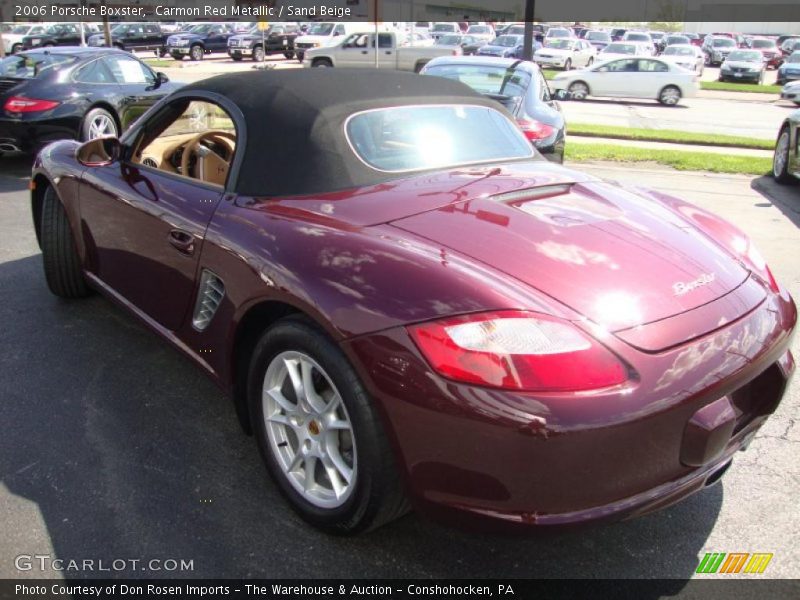 Carmon Red Metallic / Sand Beige 2006 Porsche Boxster