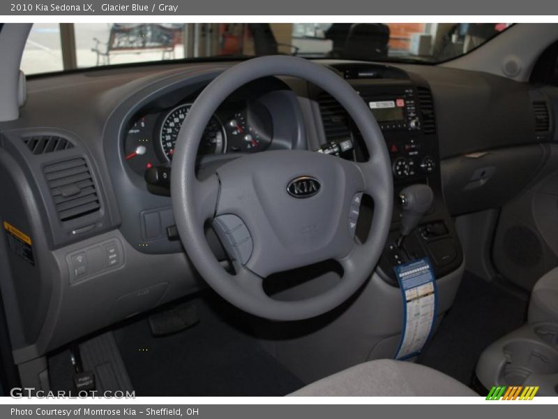 Glacier Blue / Gray 2010 Kia Sedona LX