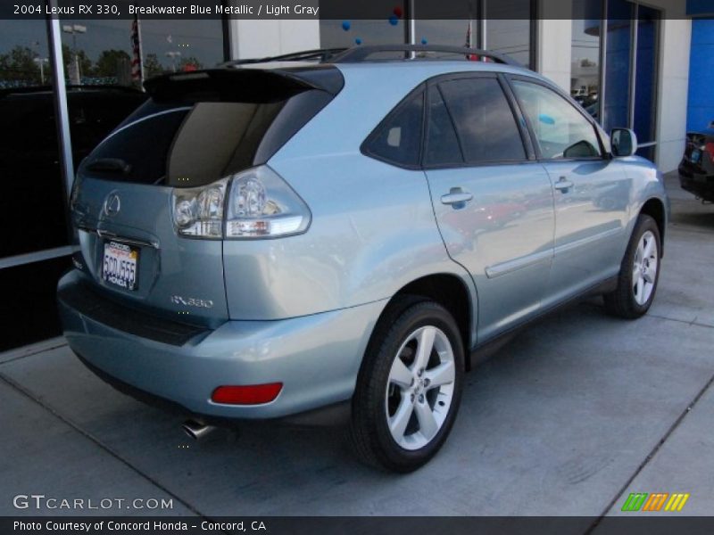 Breakwater Blue Metallic / Light Gray 2004 Lexus RX 330