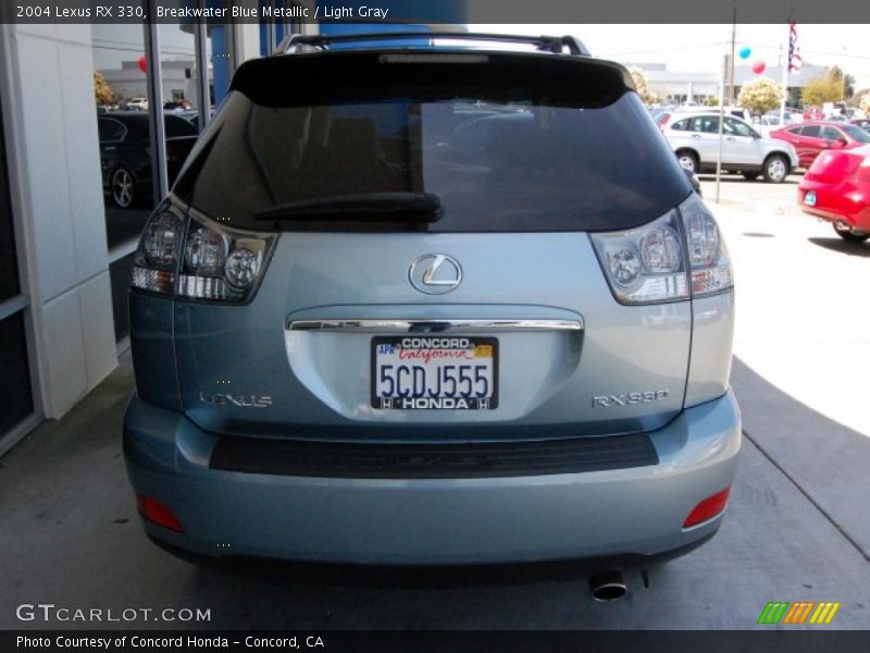 Breakwater Blue Metallic / Light Gray 2004 Lexus RX 330