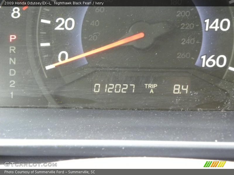 Nighthawk Black Pearl / Ivory 2009 Honda Odyssey EX-L