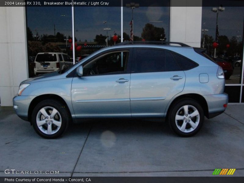 Breakwater Blue Metallic / Light Gray 2004 Lexus RX 330