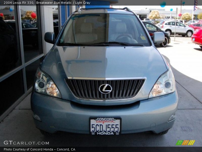Breakwater Blue Metallic / Light Gray 2004 Lexus RX 330