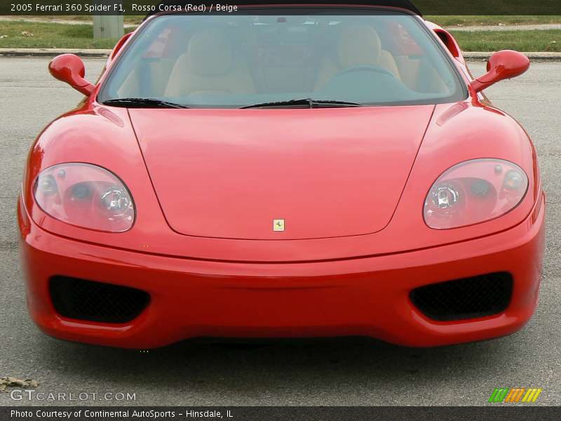 Rosso Corsa (Red) / Beige 2005 Ferrari 360 Spider F1
