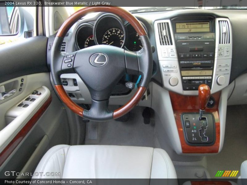 Breakwater Blue Metallic / Light Gray 2004 Lexus RX 330