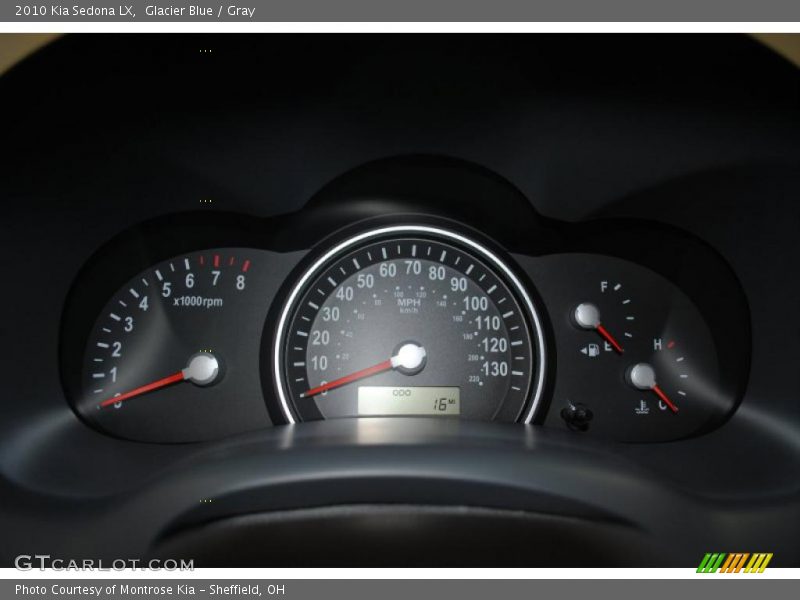 Glacier Blue / Gray 2010 Kia Sedona LX