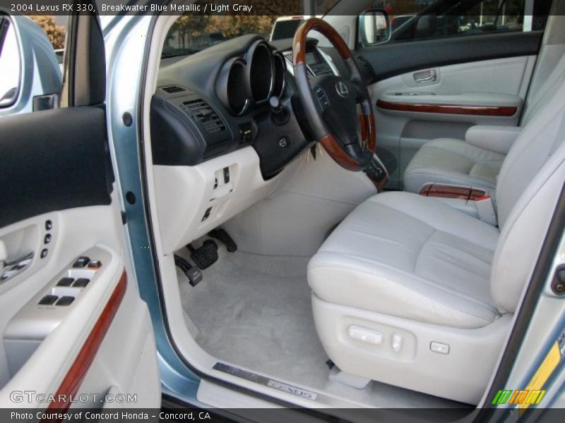 Breakwater Blue Metallic / Light Gray 2004 Lexus RX 330