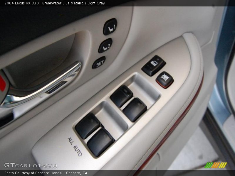 Breakwater Blue Metallic / Light Gray 2004 Lexus RX 330