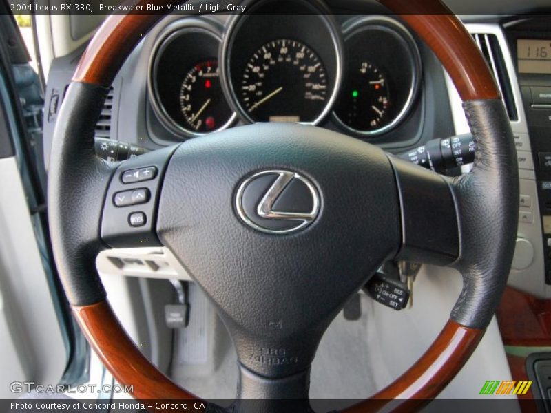 Breakwater Blue Metallic / Light Gray 2004 Lexus RX 330