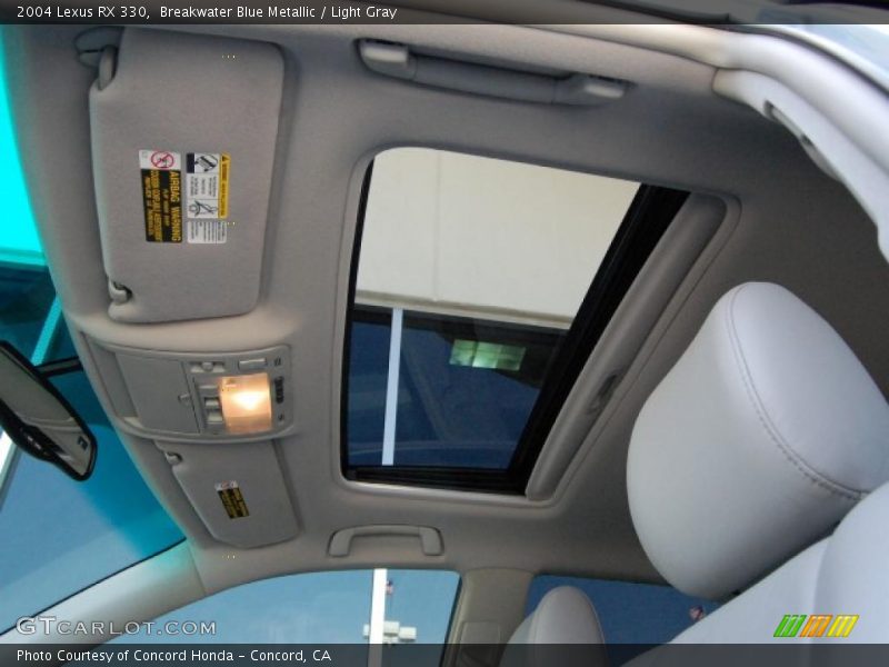 Breakwater Blue Metallic / Light Gray 2004 Lexus RX 330
