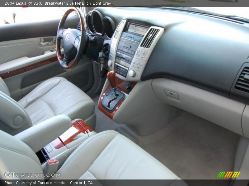 Breakwater Blue Metallic / Light Gray 2004 Lexus RX 330