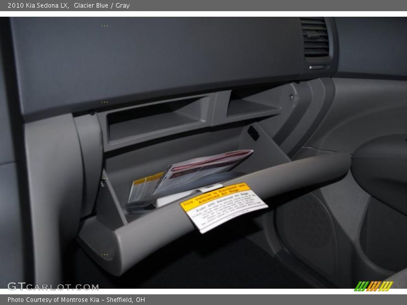 Glacier Blue / Gray 2010 Kia Sedona LX