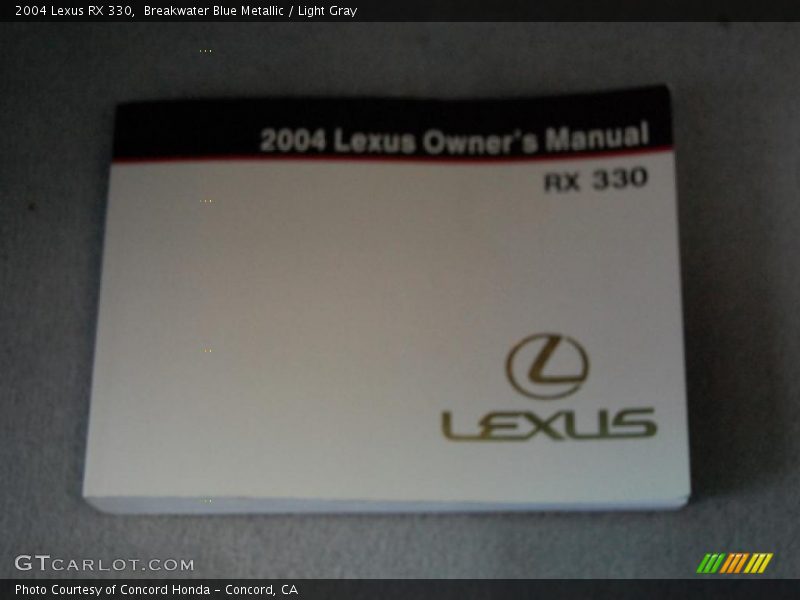 Breakwater Blue Metallic / Light Gray 2004 Lexus RX 330