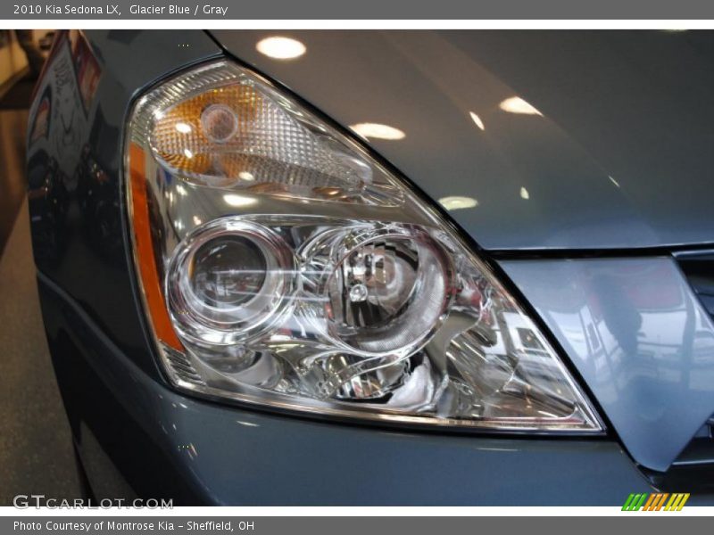 Glacier Blue / Gray 2010 Kia Sedona LX