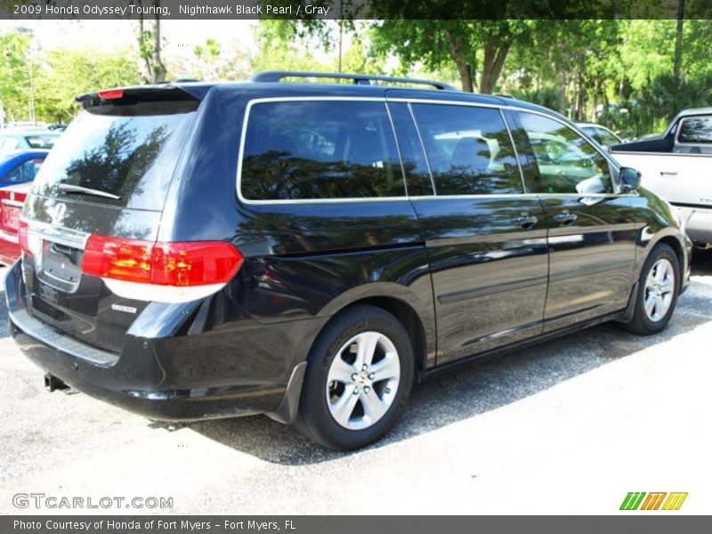 Nighthawk Black Pearl / Gray 2009 Honda Odyssey Touring