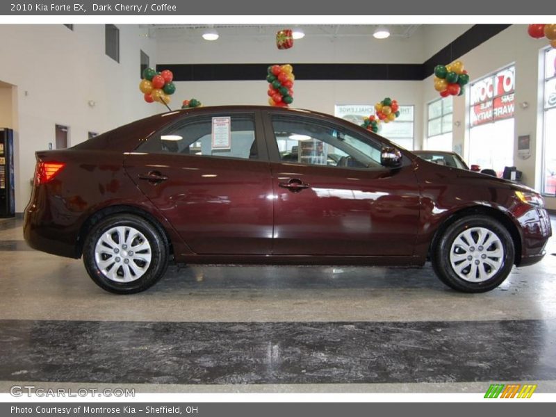 Dark Cherry / Coffee 2010 Kia Forte EX