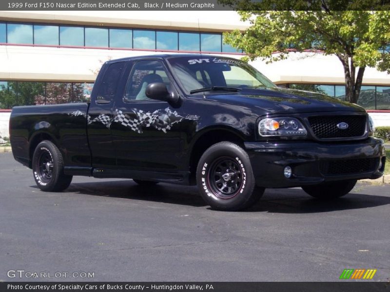 Black / Medium Graphite 1999 Ford F150 Nascar Edition Extended Cab