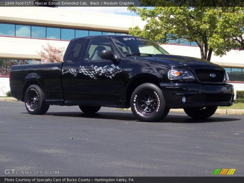 Black / Medium Graphite 1999 Ford F150 Nascar Edition Extended Cab