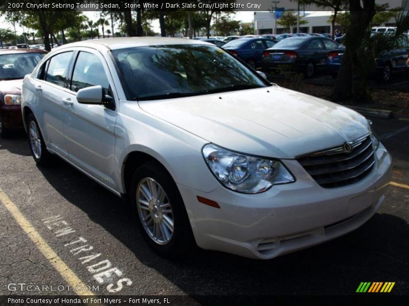 Stone White / Dark Slate Gray/Light Slate Gray 2007 Chrysler Sebring Touring Sedan
