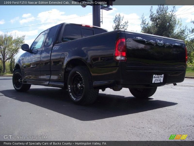 Black / Medium Graphite 1999 Ford F150 Nascar Edition Extended Cab