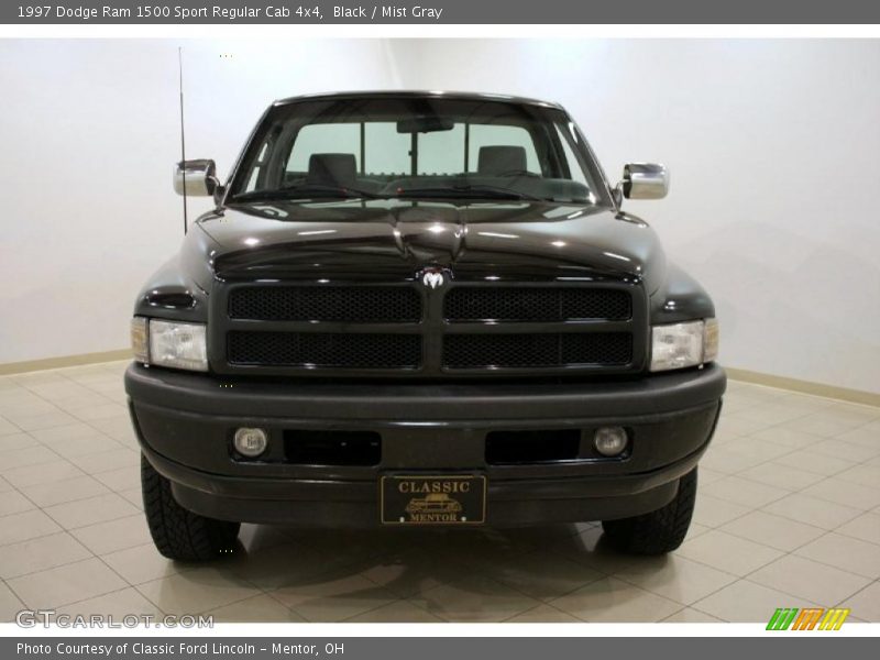 Black / Mist Gray 1997 Dodge Ram 1500 Sport Regular Cab 4x4