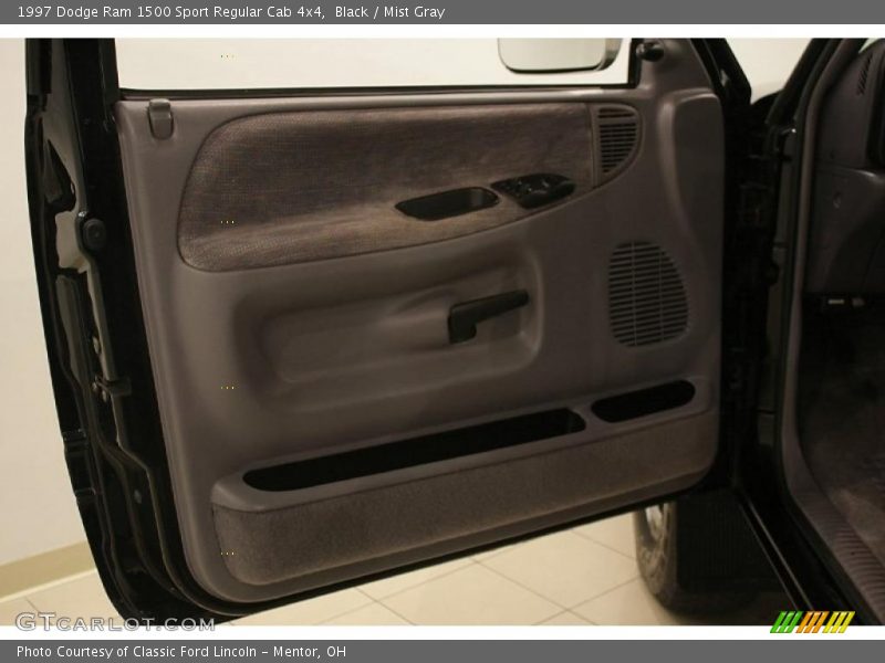 Black / Mist Gray 1997 Dodge Ram 1500 Sport Regular Cab 4x4