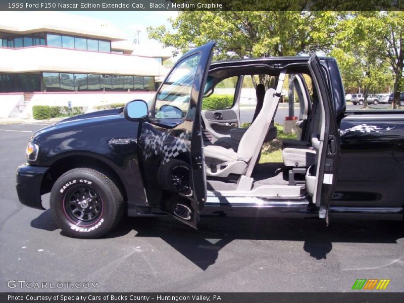 Black / Medium Graphite 1999 Ford F150 Nascar Edition Extended Cab