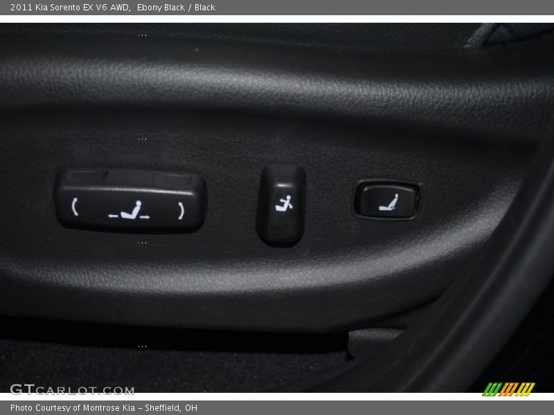 Ebony Black / Black 2011 Kia Sorento EX V6 AWD