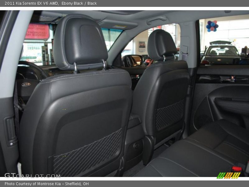 Ebony Black / Black 2011 Kia Sorento EX V6 AWD