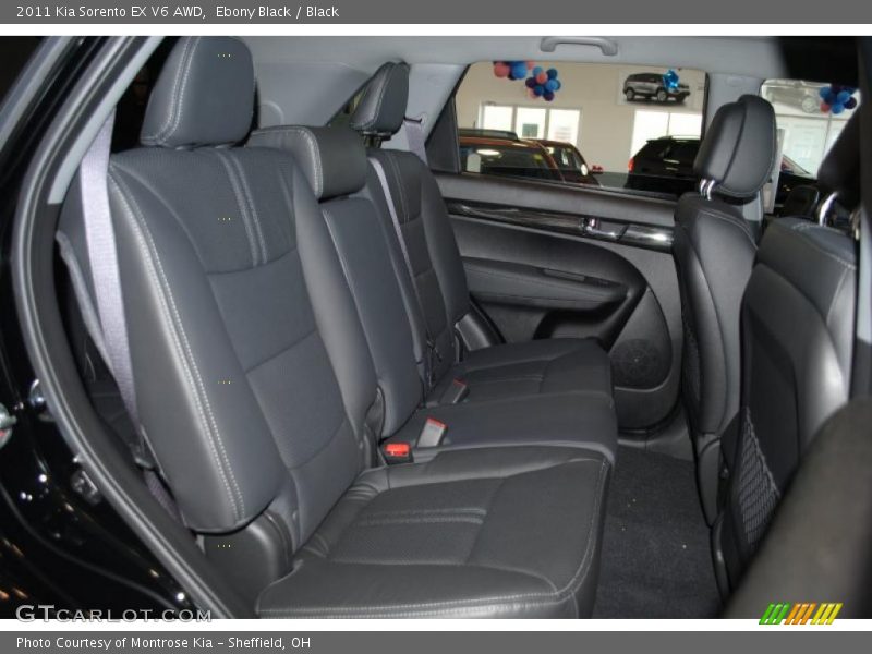 Ebony Black / Black 2011 Kia Sorento EX V6 AWD