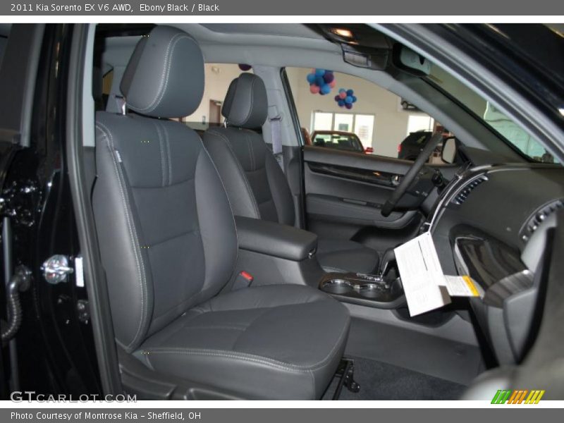 Ebony Black / Black 2011 Kia Sorento EX V6 AWD