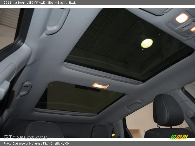 Ebony Black / Black 2011 Kia Sorento EX V6 AWD