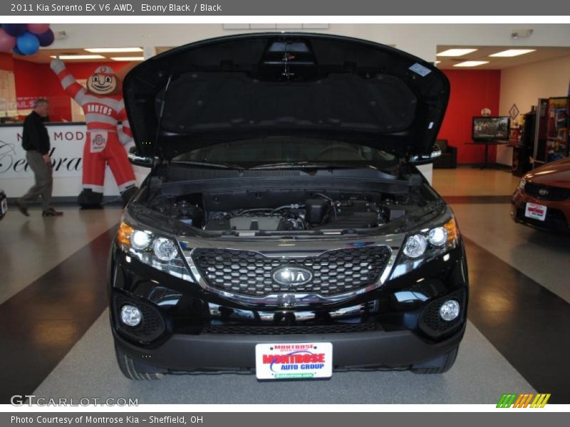 Ebony Black / Black 2011 Kia Sorento EX V6 AWD