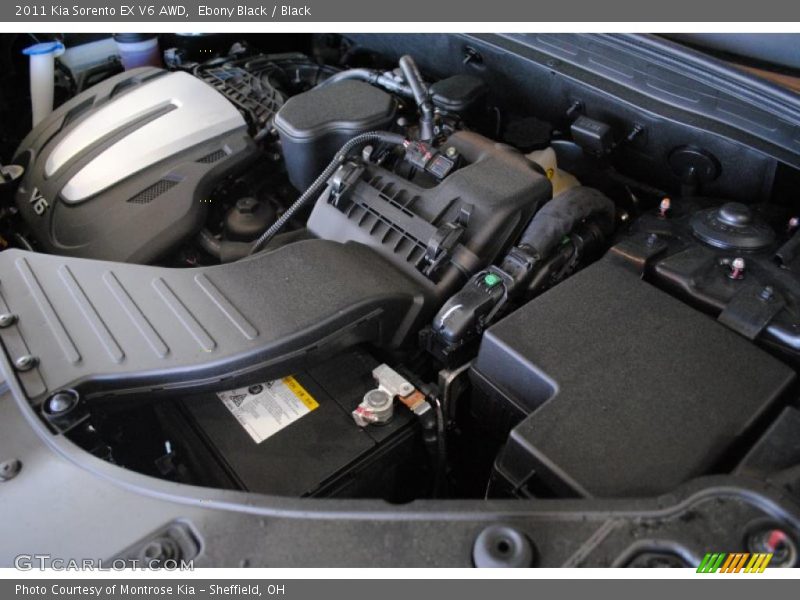 Ebony Black / Black 2011 Kia Sorento EX V6 AWD