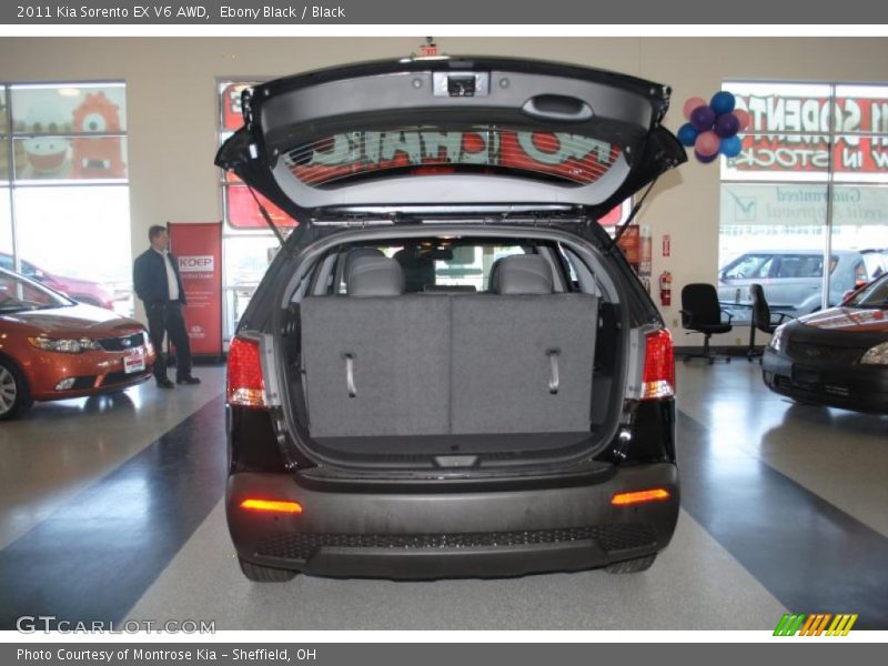 Ebony Black / Black 2011 Kia Sorento EX V6 AWD