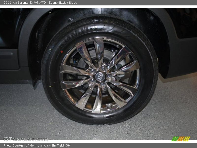 Ebony Black / Black 2011 Kia Sorento EX V6 AWD