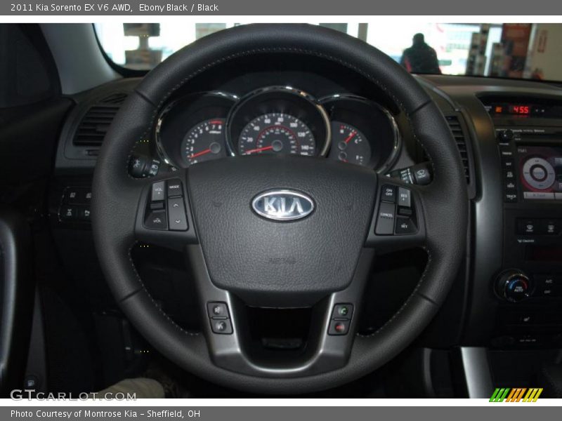 Ebony Black / Black 2011 Kia Sorento EX V6 AWD