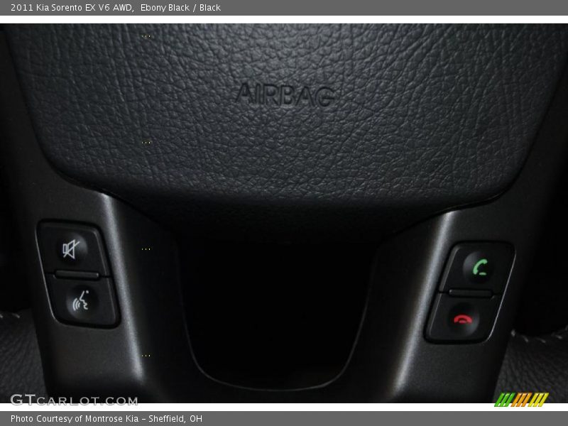 Ebony Black / Black 2011 Kia Sorento EX V6 AWD