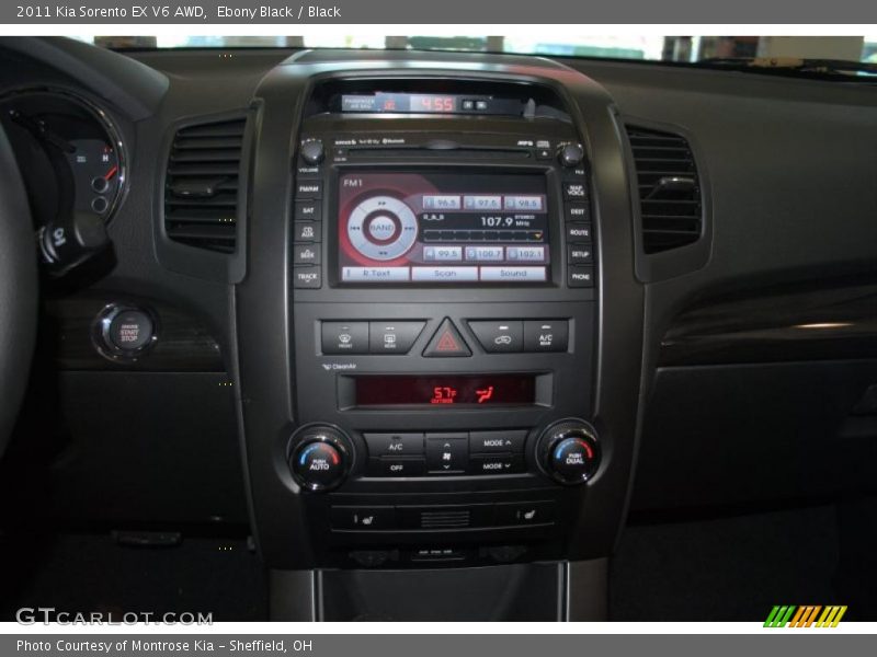 Ebony Black / Black 2011 Kia Sorento EX V6 AWD