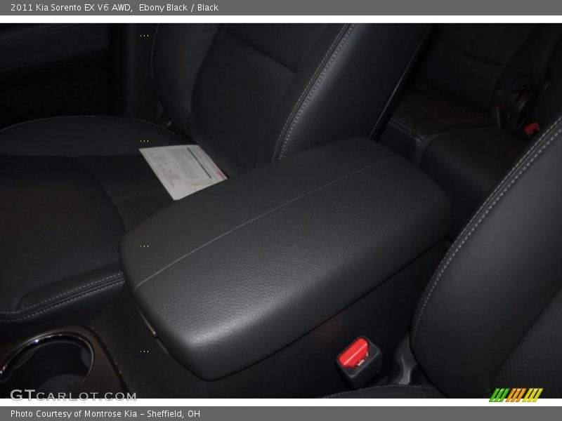 Ebony Black / Black 2011 Kia Sorento EX V6 AWD