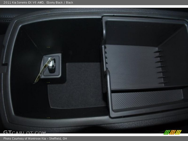 Ebony Black / Black 2011 Kia Sorento EX V6 AWD