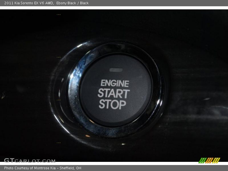 Ebony Black / Black 2011 Kia Sorento EX V6 AWD