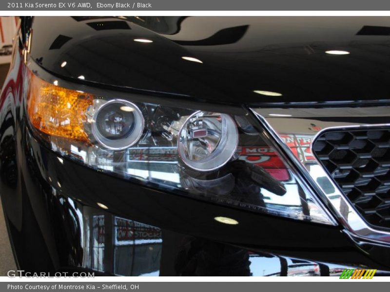 Ebony Black / Black 2011 Kia Sorento EX V6 AWD
