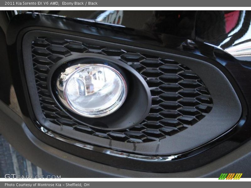 Ebony Black / Black 2011 Kia Sorento EX V6 AWD