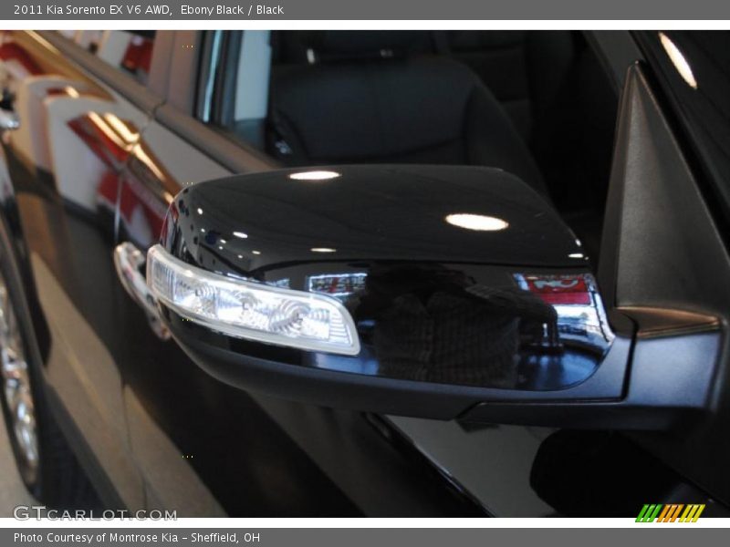 Ebony Black / Black 2011 Kia Sorento EX V6 AWD