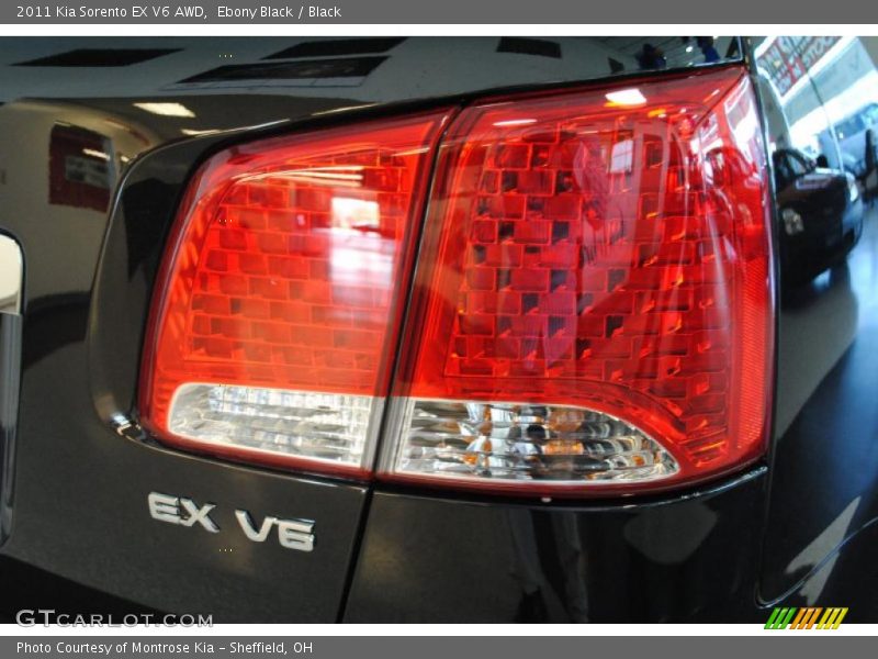 Ebony Black / Black 2011 Kia Sorento EX V6 AWD