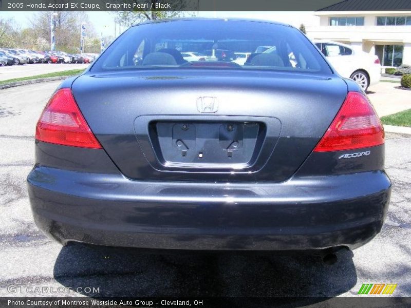Graphite Pearl / Black 2005 Honda Accord EX Coupe