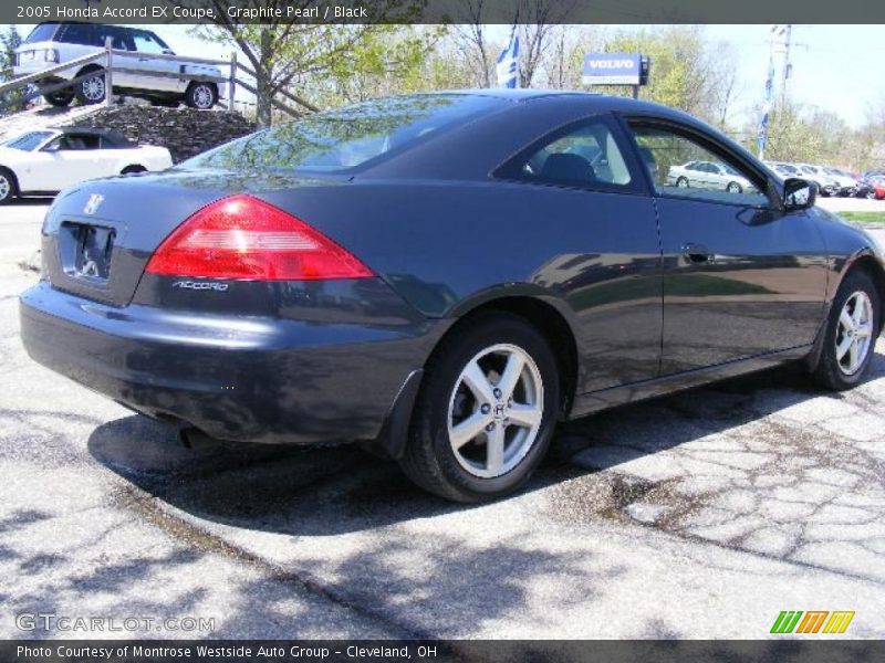 Graphite Pearl / Black 2005 Honda Accord EX Coupe