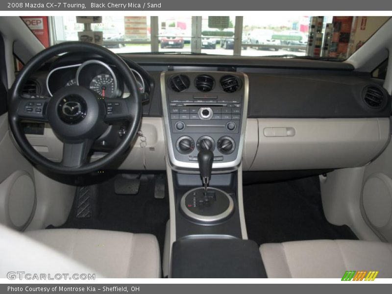 Black Cherry Mica / Sand 2008 Mazda CX-7 Touring
