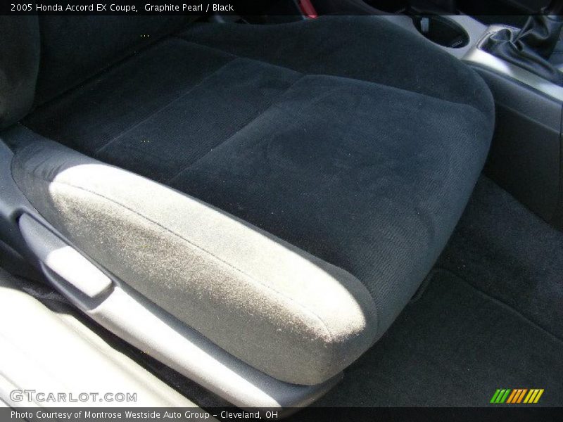 Graphite Pearl / Black 2005 Honda Accord EX Coupe